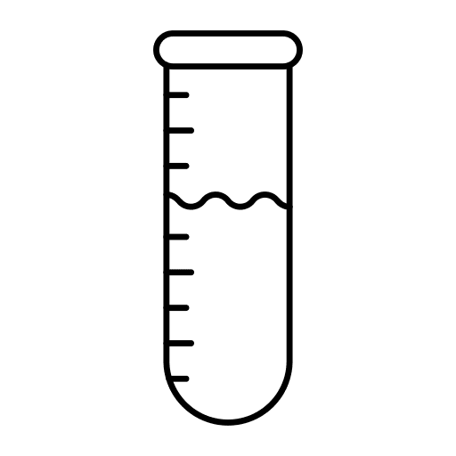 Test tube science chemistry education icon