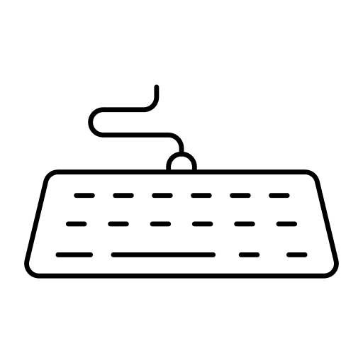 Keyboard computer hardware electronics keys icon