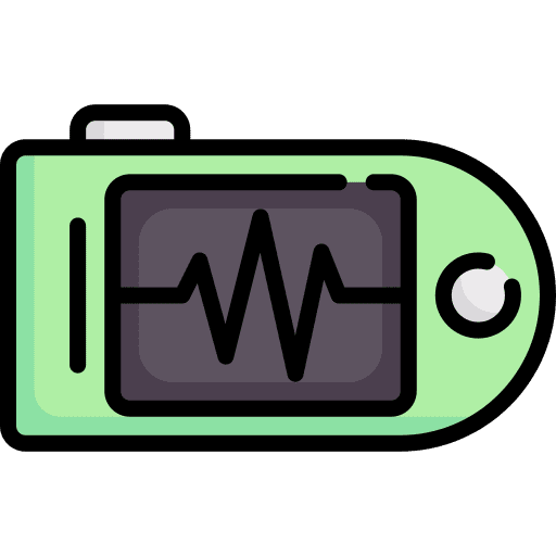 Oximeter meter oxigen healthcare icon