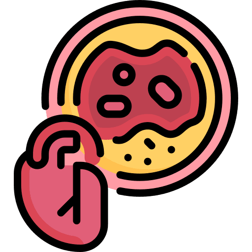Vessel heart veins vessel heart vascular icon