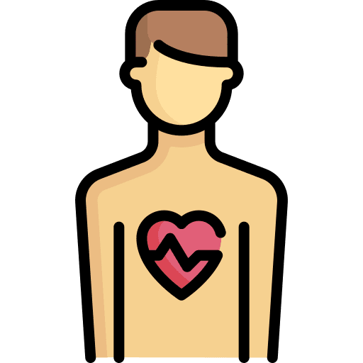 Heart heart person cardiogram icon Heart heart person cardiogram icon