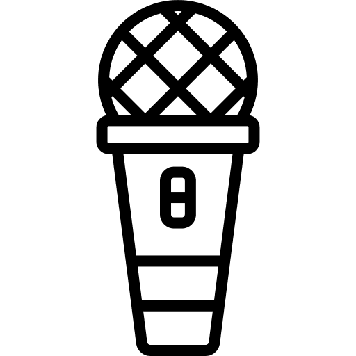 Microphone technology speaker audio icon