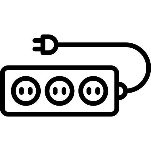 Power socket plug power socket electronics icon