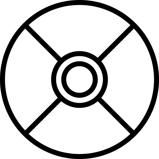 Compact disk dvd music and multimedia compact disk icon