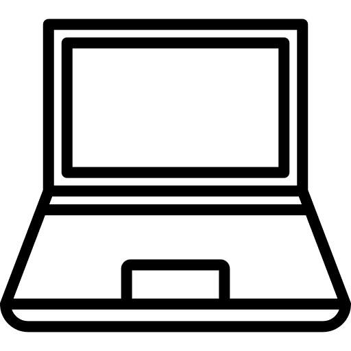 Laptop digital technology electronics icon