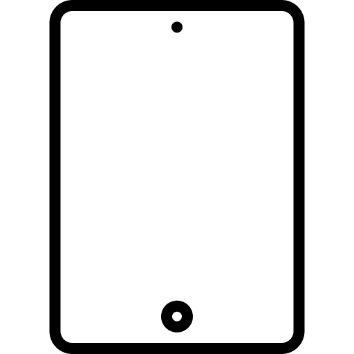 Tablet computer ui technology icon