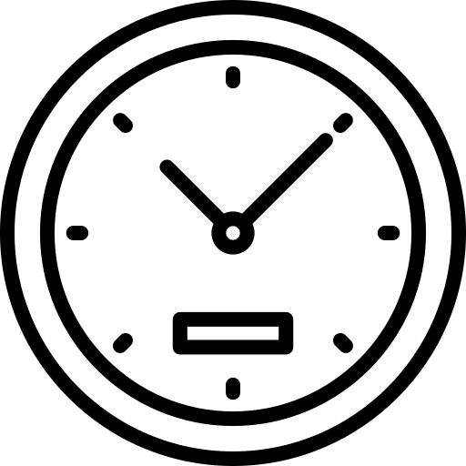 Time wall clock clock watch icon