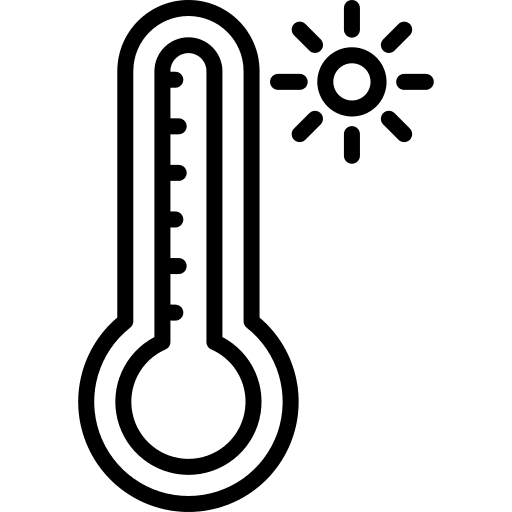 Thermometer temperature climate fahrenheit icon