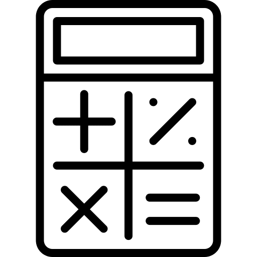 Calculator mathematical calculation calculating icon