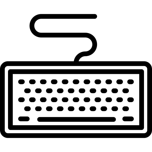 Keyboard tool keyboard electric keyboard icon