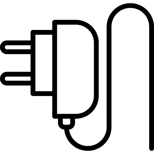 Plug charge energy electrical icon