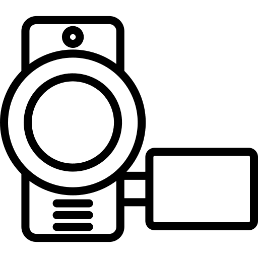Recorder handy camcorder recorder icon