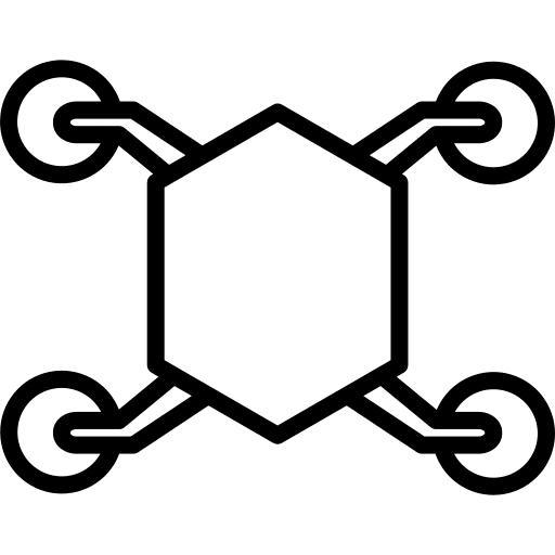 Drone technology electronics camera icon