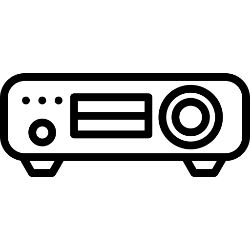 Projector technology film projector icon