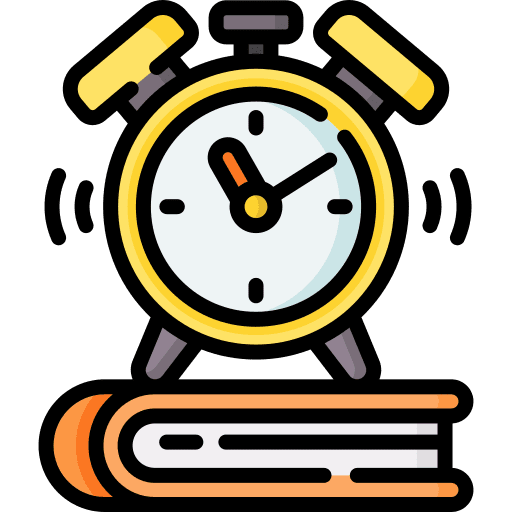 Alarm clock study alarm clock stack icon Alarm clock study alarm clock stack icon