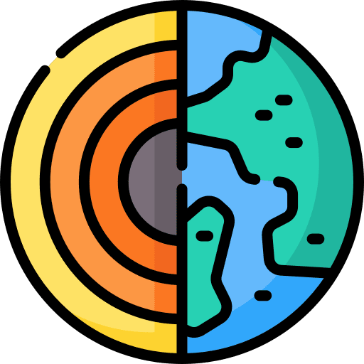 Earth education planet movement icon