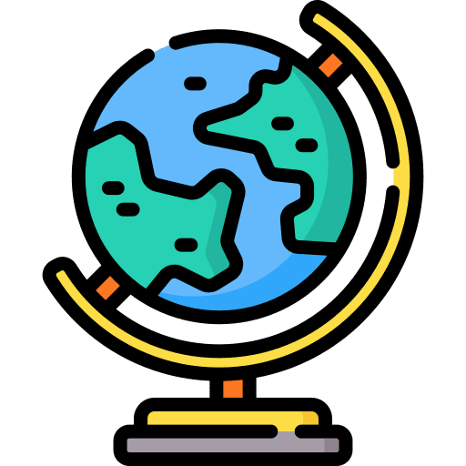 Globe earth education geography globe earth icon