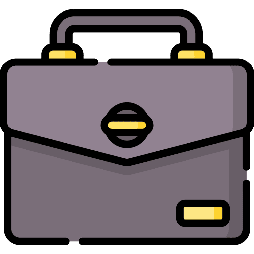 Briefcase suitcase bag business and finance icon Briefcase suitcase bag business and finance icon