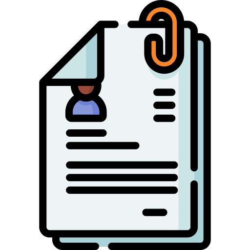 Information student document clip icon Information student document clip icon