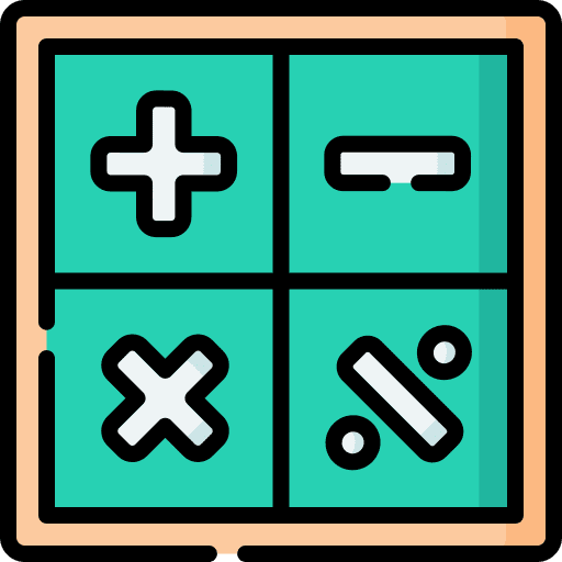 Math calculator math technology icon Math calculator math technology icon
