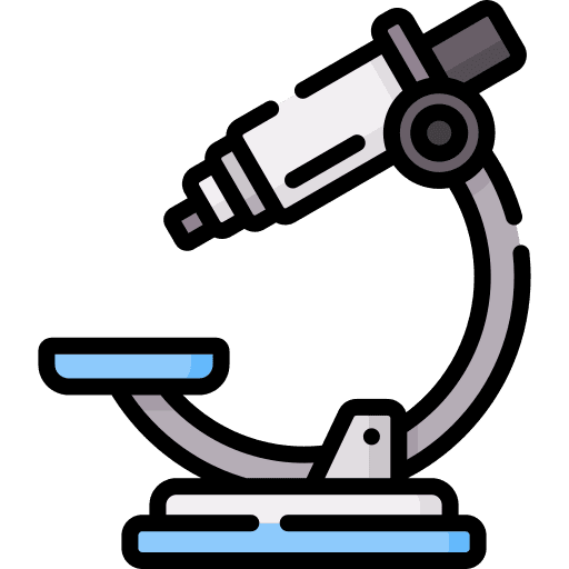 Microscope observation healthcare and medical microscope icon Microscope observation healthcare and medical microscope icon