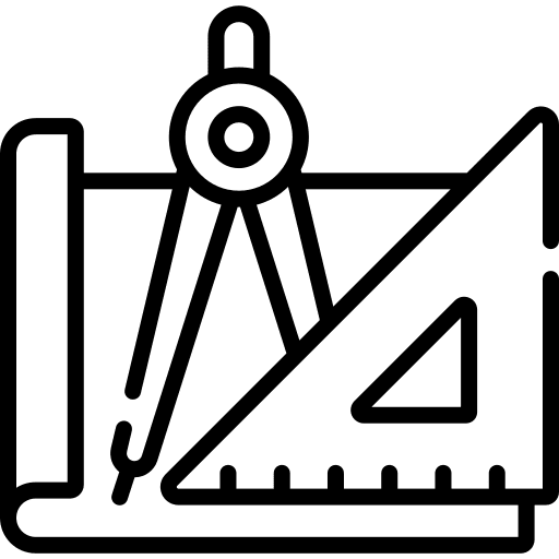 Draft sketching art and design tools icon