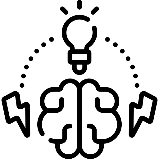 Brainstorming brainstorming light bulb think icon Brainstorming brainstorming light bulb think icon