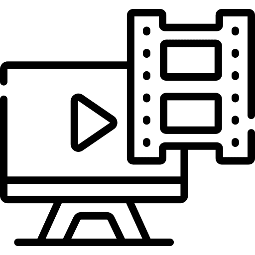 Video editor video editing film editing computer icon Video editor video editing film editing computer icon