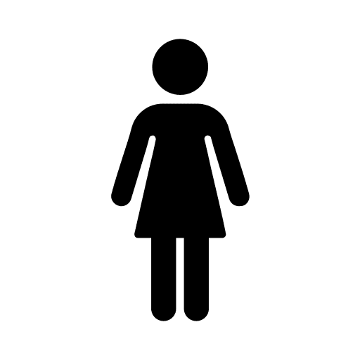 Woman figure people symbol icon