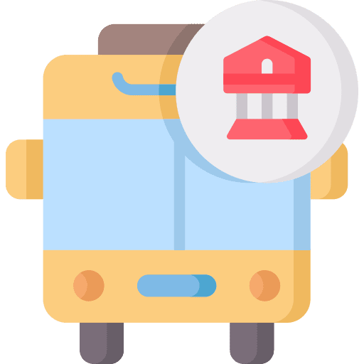 Bus travel transport bus icon