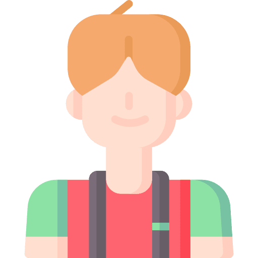 Student student profile boy icon Student student profile boy icon