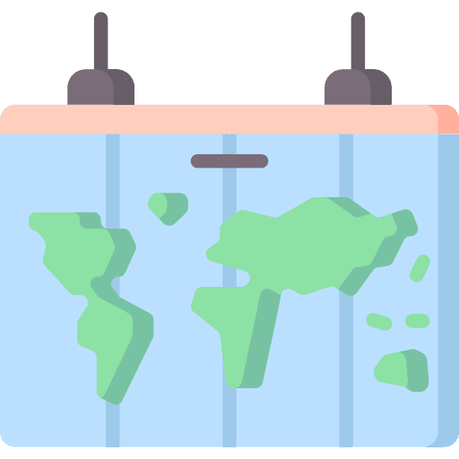World map earth cartography continents icon World map earth cartography continents icon