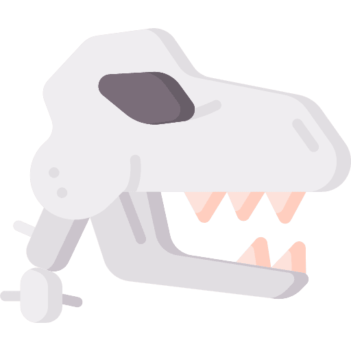 Fossil animals extinct indominus rex icon Fossil animals extinct indominus rex icon