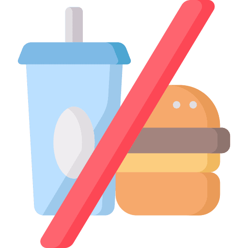 No food diet forbidden unhealthy icon No food diet forbidden unhealthy icon