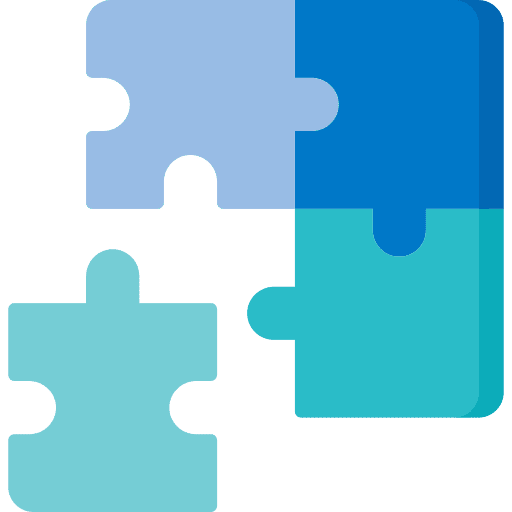 Puzzle toy shapes game icon