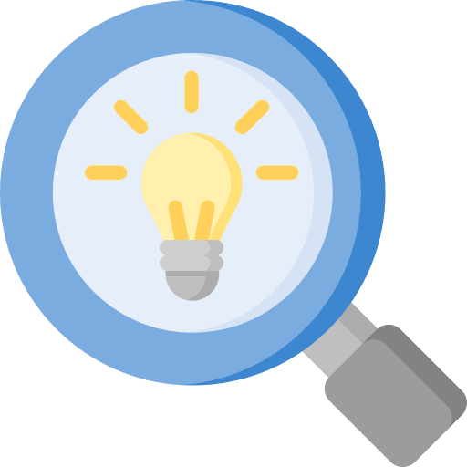 Search talent research creative icon