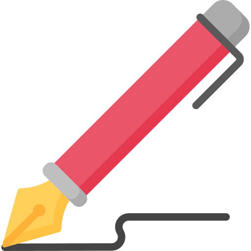 Caligraphy ink write tools icon Caligraphy ink write tools icon