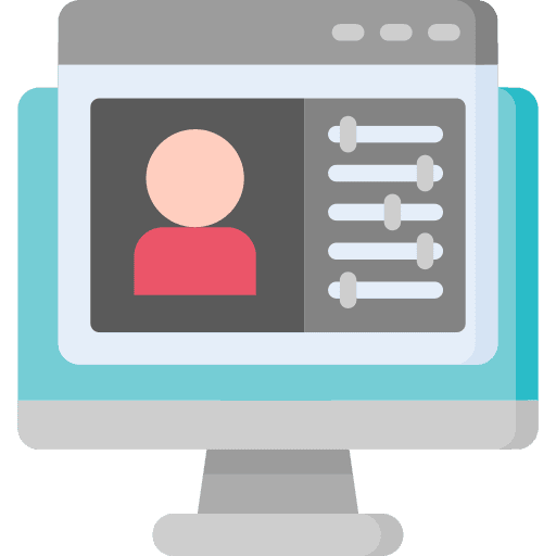 Graphic editor computer graphic editor monitor icon Graphic editor computer graphic editor monitor icon