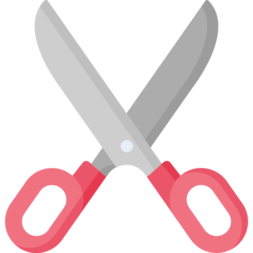 Scissors stationery cut handcraft icon Scissors stationery cut handcraft icon