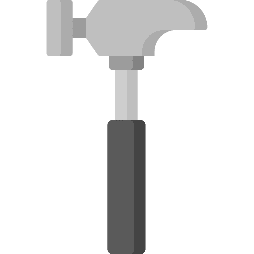 Hammer construction and tools craft hammer icon Hammer construction and tools craft hammer icon
