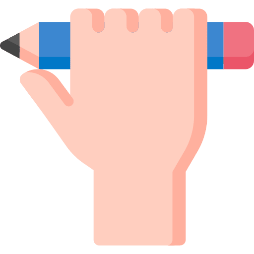 Hand hand pencil write icon Hand hand pencil write icon