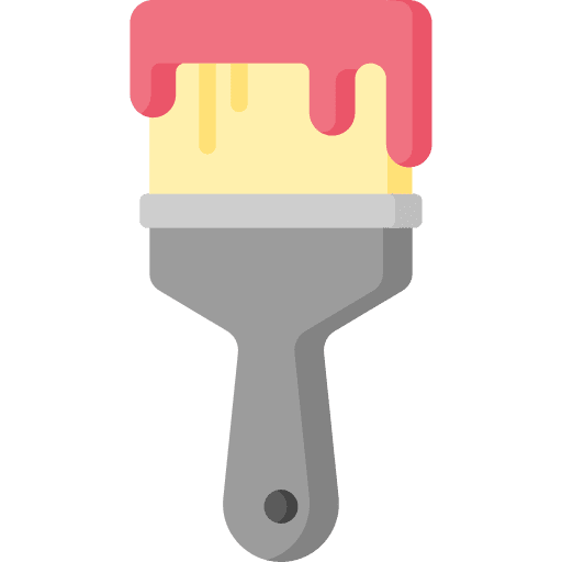 Paint brush art and design paint brush painting icon Paint brush art and design paint brush painting icon