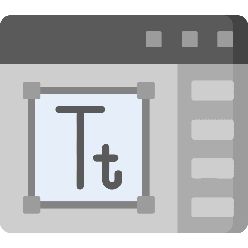 Text editor graphic design font typography icon Text editor graphic design font typography icon