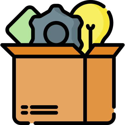 Box shipping and delivery idea box icon
