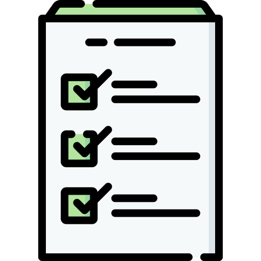 Checklist check mark criteria shipping and delivery icon Checklist check mark criteria shipping and delivery icon