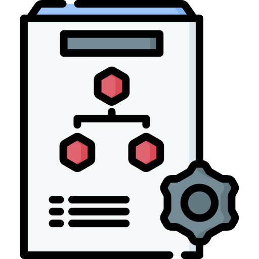 Implementation settings implementation gear icon