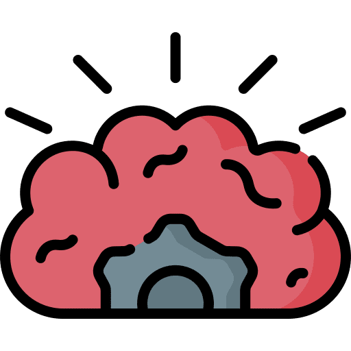 Brainstorming mind cogwheel brain icon Brainstorming mind cogwheel brain icon