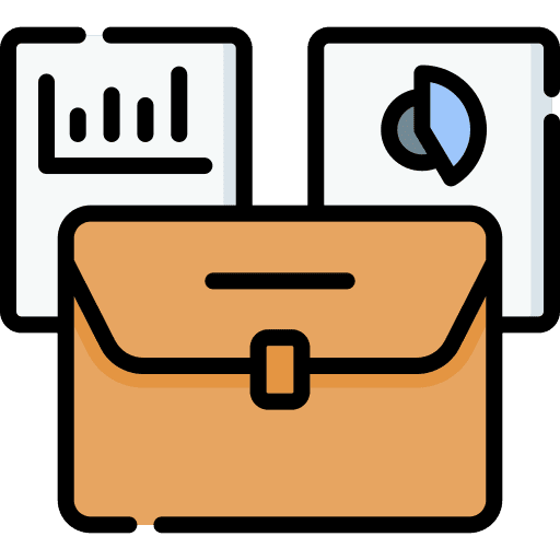 Portfolio briefcase suitcase work icon Portfolio briefcase suitcase work icon