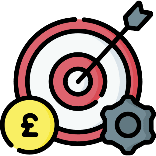 Target dart board target marketing icon Target dart board target marketing icon