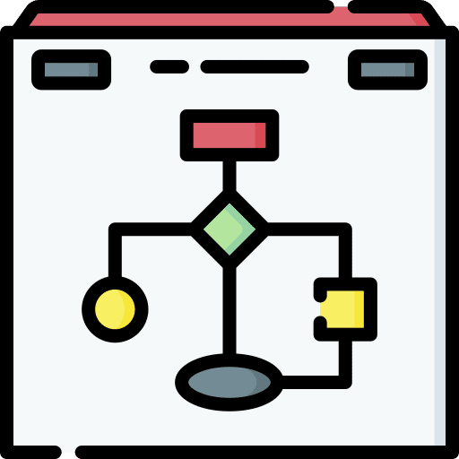 Flowchart flow chart flowchart plan icon Flowchart flow chart flowchart plan icon